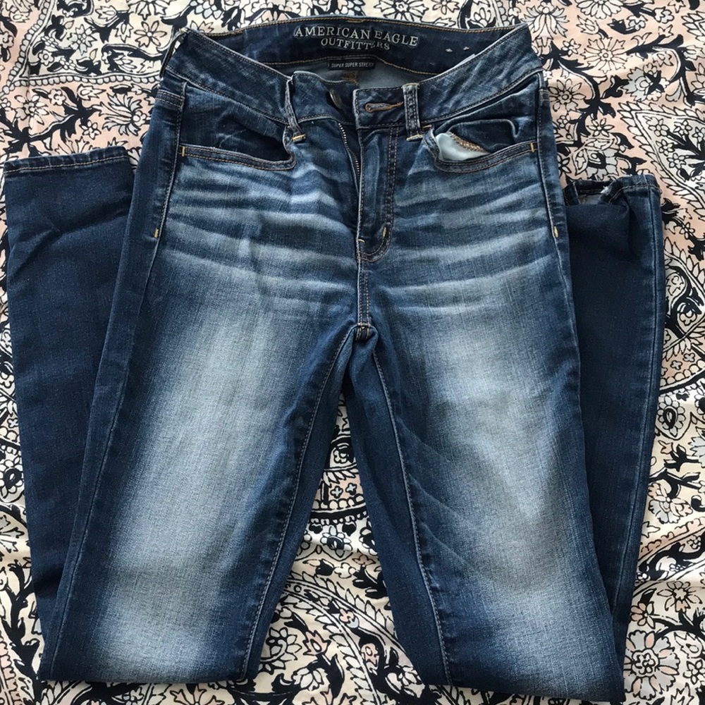 American Eagle Super Super Stretch High Waisted